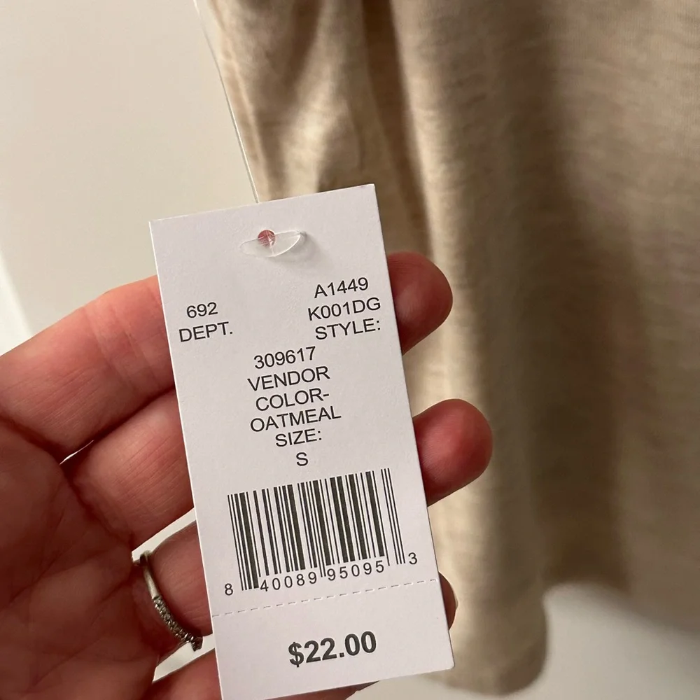 Originality Women's Cream Tank Top - Picture 4 of 4